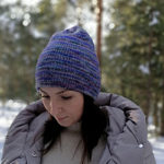 womens-hat-made-of-yarn-with-a-print
