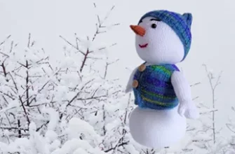 knitted-snowman