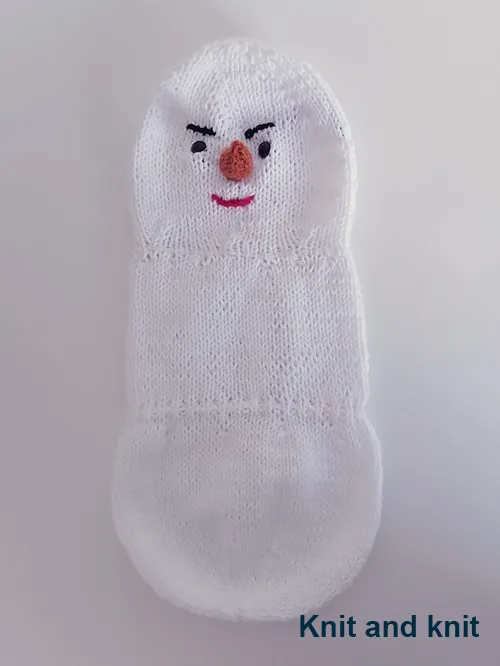 knitted-snowman