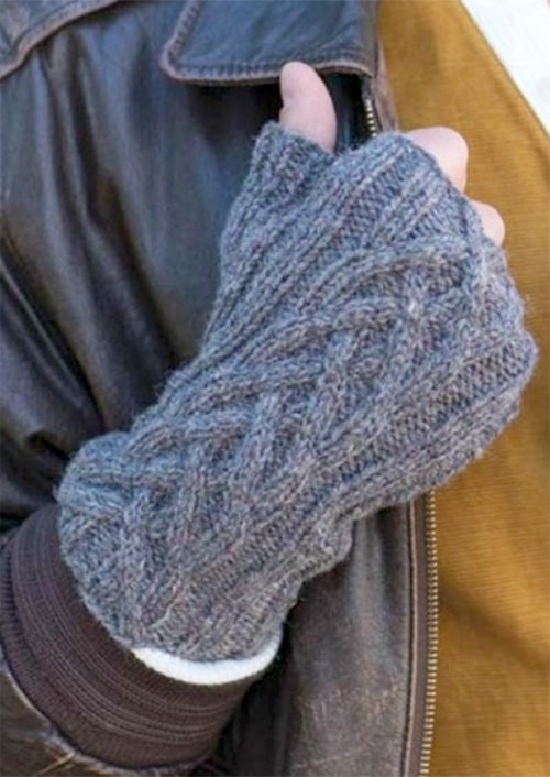 men's-mittens-with-cables