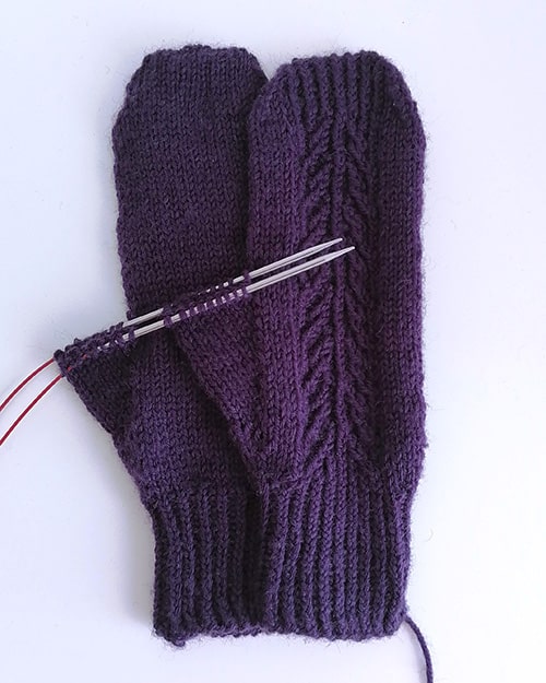 beautiful-knitted-mittens-with-a-pattern 