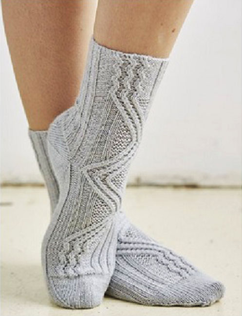 socks-with-a-separately-knitted-heel